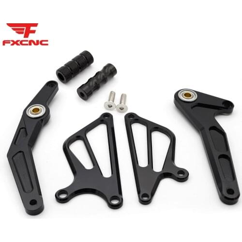 For Kawasaki Z900 Z 900 2017-2019 CNC Aluminum Alloy Motorcycle Rearset Footrest Footpeg Pedal Foot rest Accessories Part