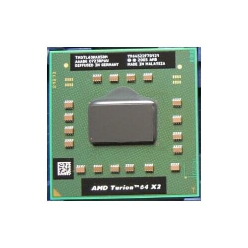AMD cpu laptop Turion TL-60 tl-60 CPU 1M Cache 2.0GHz Socket S1 Dual-Core Laptop processor tl60 TL 60 in stock