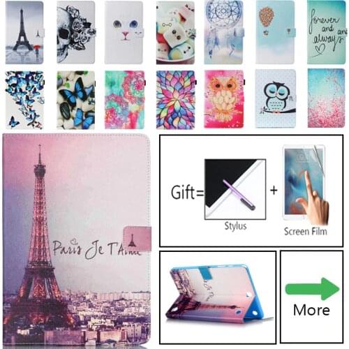 For Samsung Galaxy Tab A 9.7 T550 T555 Case Cover Stand Cartoon Leather Case For Samsung Galaxy Tab A SM-T550 Tablet Case Funda