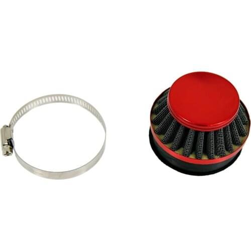 1PC Red 60mm Air Filter For Carburetor 2-Cycle Motorized Bicycle 49cc 60cc 80cc
