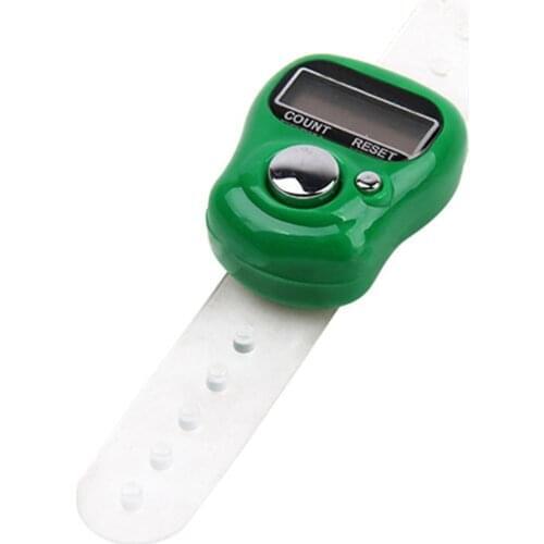 Mini Stitch Marker And Row Finger Counter LCD Electronic Digital Tally Counter For Sewing Knitting Weave Tool