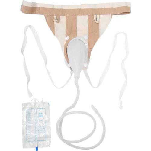 Reusable Adult Diaper Incontinence Pants Women Female Silicone Urine Collector Urine Collection Drainage Bag Wearable Urinal