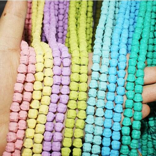 Natural Hematite Fish Bone Shape Red Beads Love Beaded DIY Bracelet Necklace Accessories Jewelry 15 "