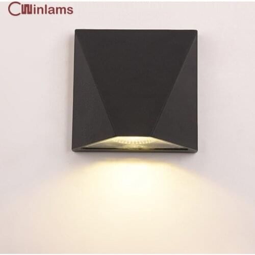 Modern minimalist LED wall lamp indoor outdoor waterproof wall lamp courtyard aisle porch balcony light fixture IP65 AC85-265V