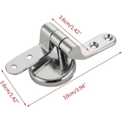 Alloy Toilet Seat Hinges Mountings Set with Screws For Toilet Accessories