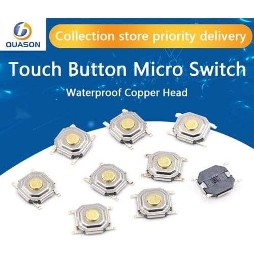 100PC/Lot SMD 4*4*1.5MM 4X4X1.5MM Tactile Tact Push Button Micro Switch Momentary