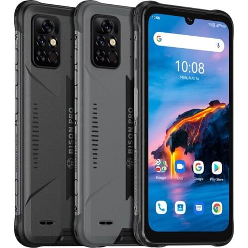 UMIDIGI BISON Pro Android 11 Smartphone 128G ROM IP68/IP69K MobilePhone Helio G80 48MP Camera Cellphones Global Version 5000mAh