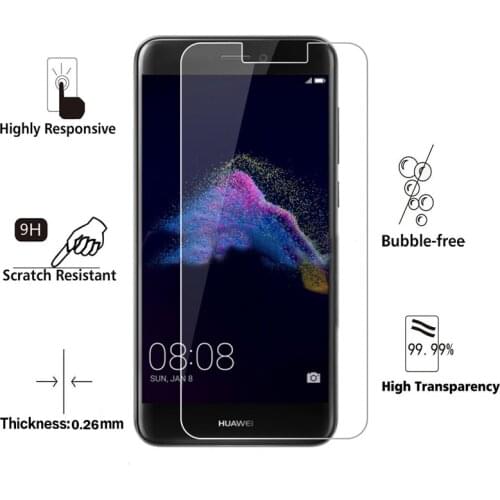 Tempered Glass for Huawei Y6 Pro 2017 Enjoy 7 P9 Lite mini Honor 6A Pro Huawei Y6 2017 Protector flim >4