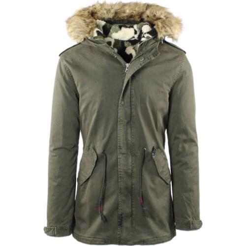 Green Parka fur camouflage Daniel Fox 7127