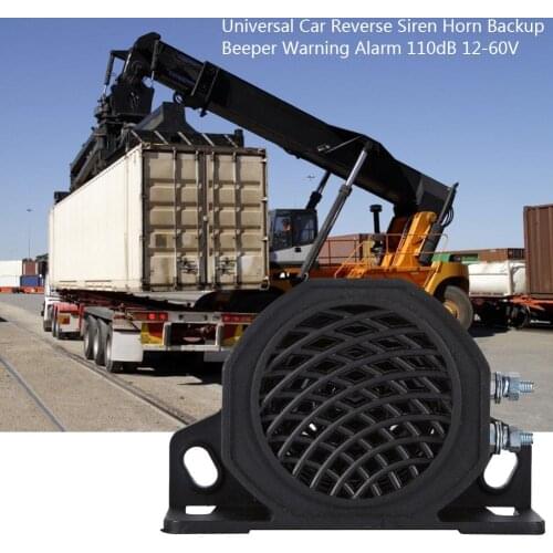 110dB 12-60V Universal Backup Beeper Sound Warning Alarm Car Truck Vehicle Horn Suit For Heavy Duty Vehicle Reversing Reminders