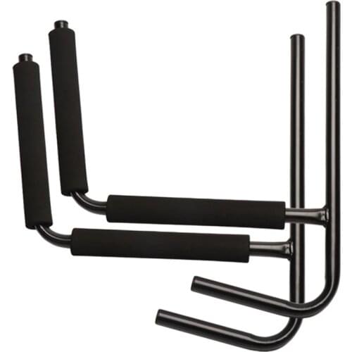 2Pcs Kayak Rack Wall Bracket Holder Hanger Supporter Carrier Storage Wall Bracket Canoe Paddle Surfboard Accessories Load 75k