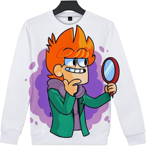 2021 Eddsworld Hip Pop O-neck Sweatshirt Harajuku Cute Outwear High Quality Pullover Autumn Winter 3D Printed Clothes