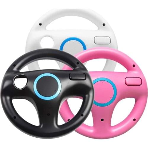 2021 NEW 6 color For Nintendo For Wii Game Racing Steering Wheel For NintendoWii Mario Kart Remote Controller Steering Wheel