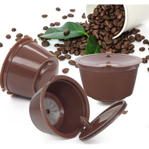 3pcs Nescafe Dolce Gusto Coffee Filter Refillable Dolce Gusto Coffee Capsules Reusable Capsules Refill Dolce Gusto Accessories