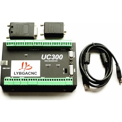 300KHz 24VDC MACH3 USB Motion Control Card UC300 NVUM CNC Standard Board 3 4 5 6 Axis CNC Controller Support MPG