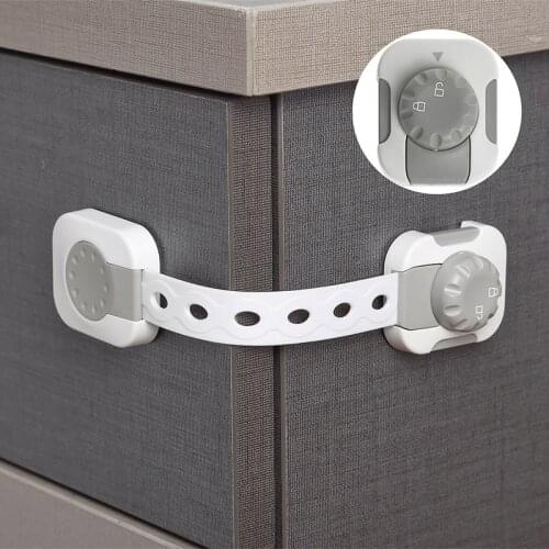 4Pcs/Lot Multi-function Child Safety Lock Baby Anti-clip Cabinet Door Toddler Kids Lock Drawer Lock Protection Security Supplies