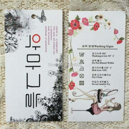 Free shipping customized clothing labels/colorful paper hang tags/dress tags/garment printed paper tags labels/gift tags