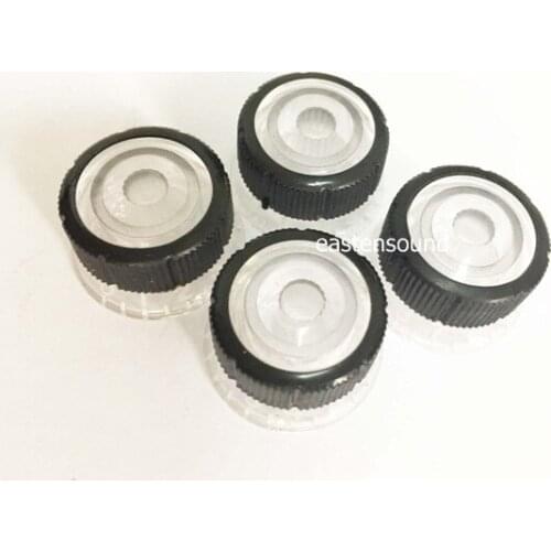 Free shipping A Set of 4 pcs white Speed Control Knobs for ib Electric Guitar 4 orders