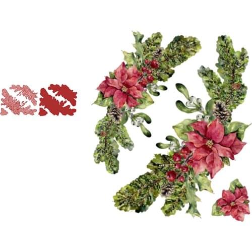 Flower Vine Plant Die Cutting Dies Scrapbook Diary Decoration Stencil Ebossing Template DIY Greeting Card Albums