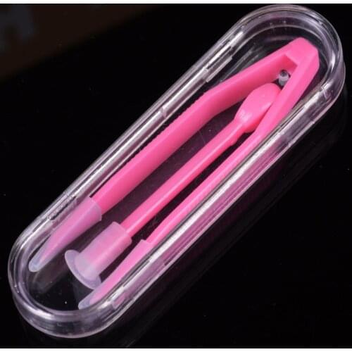 Girl Travel Contact Lenses Tweezers Suction Stick Plastic Mini Contact Lens Case Eyes Care Tool Kit Accessories