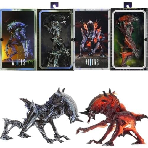 18cm New Style Aliens Figure Red RHINO Alien TM Blue RHINO Alien Action Figure PVC Collect toys and gifts