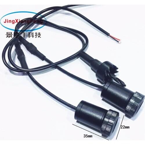 JXF Car Lights Universal for Peugeot Chrysler Lada GAZ Lancia LED Accessories Styling Door Logo Laser Projector Ghost Shadow