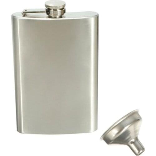 Whiskey Pocket Hip Flask Liquor With Stainless Steel Screw Cap