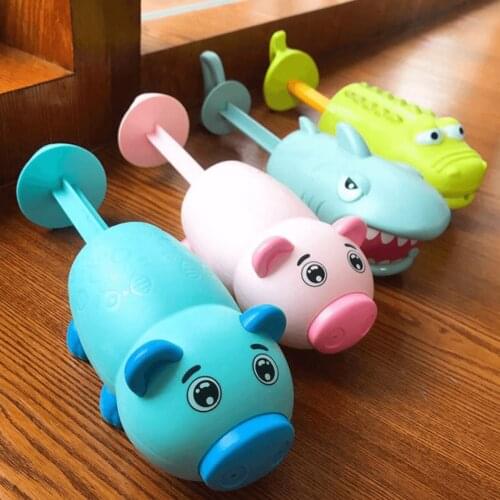 Kawaii Piggy Shark Pumping Pressure Woter Gun Pink Water Gun Childrens Beach Swimming Pool Playing Toys Picinas Water Games Toy
