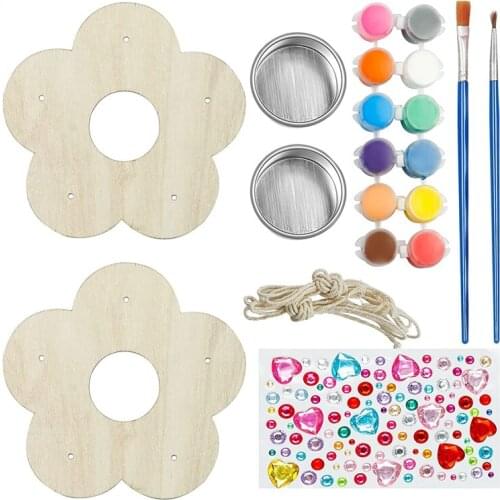 Kids Arts And Crafts Bird Feeders For Outside, DIY Wooden Paint Kits Outdoor Toys For Boys Girls Age 3-5 4-8 8-12