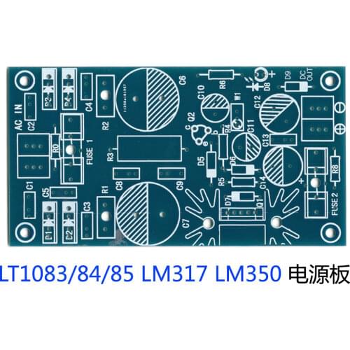 Linear Stabilized Power Supply Board, Low Noise and High Quality, Suitable for LM317.LT1083--84-85, LM350