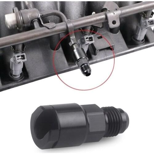 LS1 Swap Fuel Rail Inlet Line Fitting Adaptor 3/8 Inch 6AN LSX LS LS6 5.7 6.0 6.2 Car Accessories