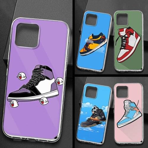 Trend Brand Shoe Sneakers Phone Case for iPhone 11 12 pro XS MAX Mini 8 7 6 6S Plus X 5S SE 2020 XR
