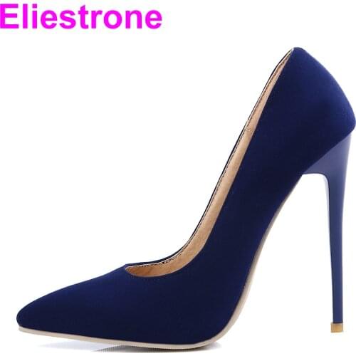 Brand New Sexy Blue Black Women Nude Bridal Pumps Lady Glossy Stiletto Shoes Supper High Heels MK112 Plus Big Size 10 12 43 47