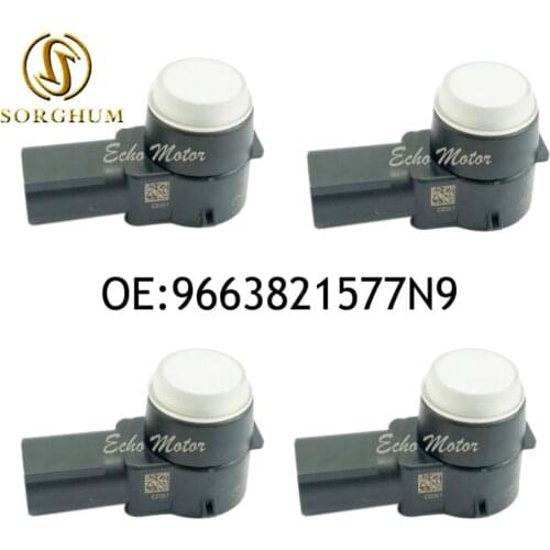 New SET(4) 9663821577N9 0263003857 Previa Ultrasonic Sensor For Peugeot 407 Coupe SW Citroen C4 Picasso