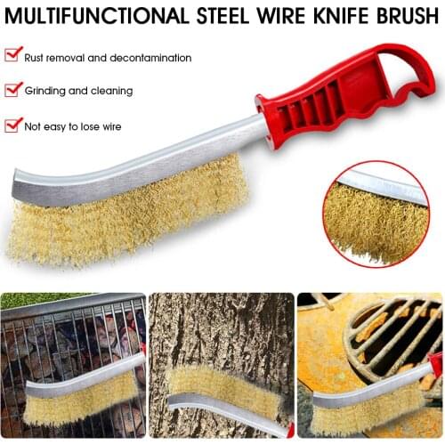 Grill cleaner, barbecue grill wire brush cleaning tool, picnic, barbecue kitchen cleaning professional tool accessories