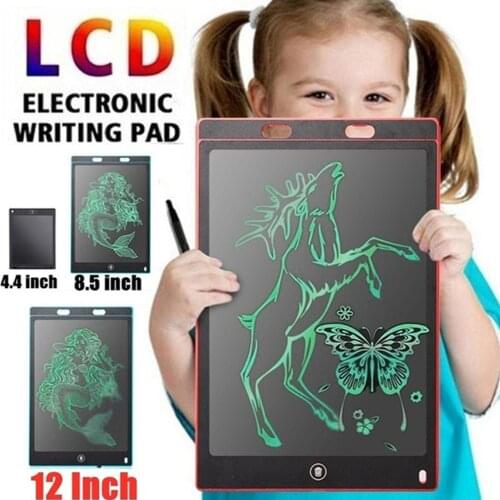 LCD Tablet Writing Pad E-writer Kid Graphic DIY Drawing Work Board 8.5'' 12'' Graphics Tablet for Students Children Handwriting