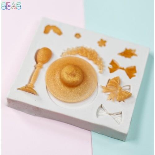 Hat Chocolate Fondant Mould Bedside Lamp Baking Tools Silicone Molds for Crafts 3D Silicone Mold Epoxy Tools Kitchen Utensil