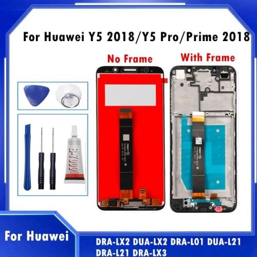 5.45" For Huawei Y5 2018 Touch Screen Digitizer Lcd Display Assembly Replacement For Huawei Y5 Pro 2018 /Y5 Prime Screen Display
