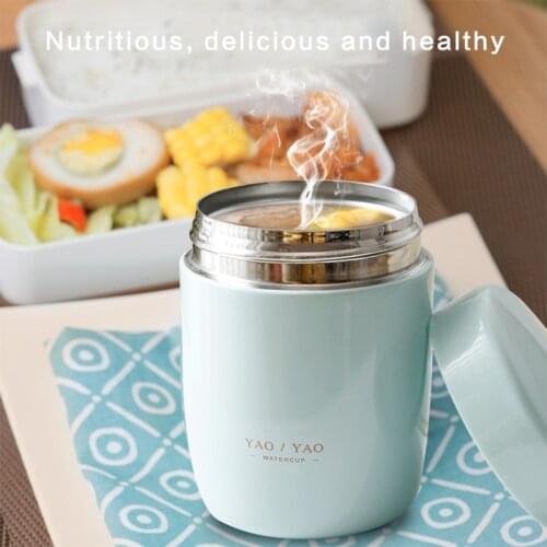 250ml Stainless Steel Thermos Cup Portable Vacuum Stew Beaker Insulated Lunch Box Food Soup Container N0PA