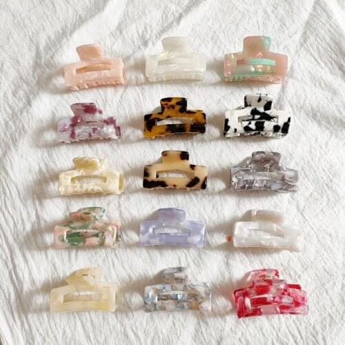 Hair Clip Claw Women Ladies Crab Hair Clips Amber Small Size 2021 Fashion Hair Banana French Barrette Dress Hair Accessories