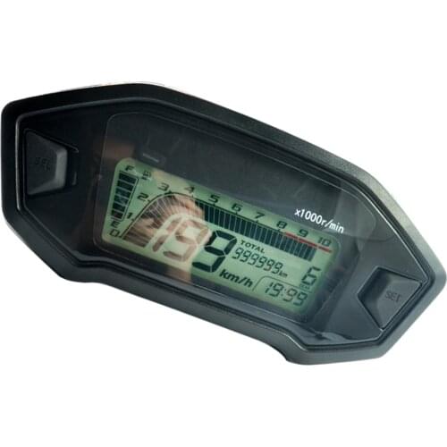 12V Universal Colorful LCD Screen Digital Odometer Speedometer Tachometer Gauge