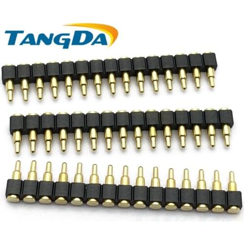 2.54mm pogo pin connectors 15PIN 15P thimble test pogopin 10pin 11pin 12pin 13pin 14pin charge 4 5 6 7 8 9 10mm SMD SMT AG