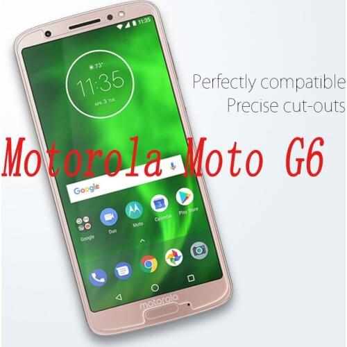 2PCS Smartphone Tempered Glass 9H Explosion-proof Protective Film Screen Protector mobile phone for Motorola Moto G6 Plus play