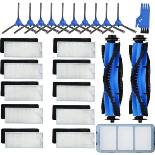 24-Pack Replacement Part Accessories for Eufy RoboVac 11S 12 30C 15T 15C 35C Primary/Filters ,Side ,Rolling Brushes