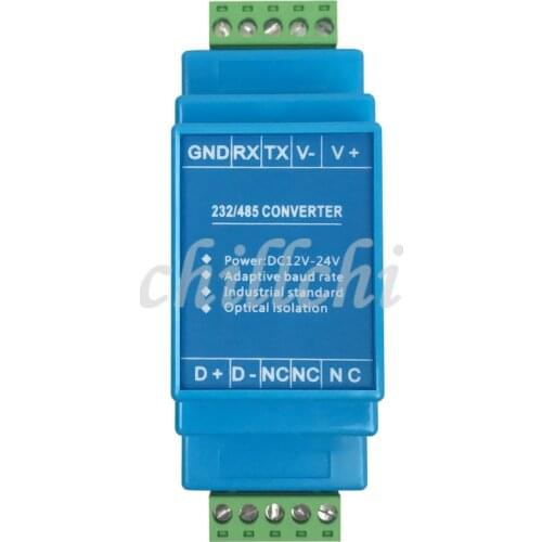 Active photoelectric isolation RS485 converter RS232 baud rate adaptive rail installation