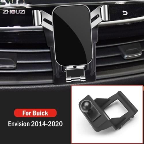 Car Mobile Phone Holder Air Vent Mount GPS Stand Gravity Navigation Bracket For Buick Envision 2014-2020 Car Accessories