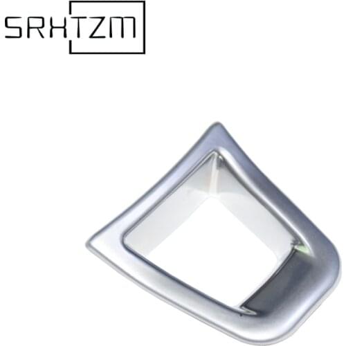 Car styling ABS Chrome Steering Wheel Trim Sticker Decoration Case For Volkswagen VW Golf MK7 MK5 MK6 2015 Polo