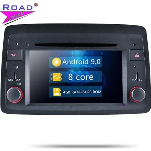 Autoradio Android 9.0 Car DVD Player Audio For Fiat Panda 2004- Stereo GPS Navigation Radio Multimedia Double Din Automagnitol