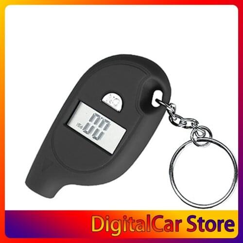 Keychain LCD Digital Tire Tyre Air Pressure Gauge For Car Auto Motorcycle Tyre Meter Tester Tool For Auto Car Motorcycle