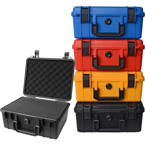 Tool case toolbox Electronic instrument case Small collection kit. Plastic hand-held camera case with pre-cut foam shipping free